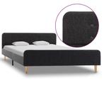 vidaXL Bedframe jute donkergrijs 140x200 cm, Huis en Inrichting, Verzenden, Nieuw