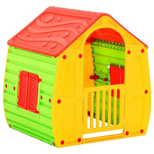 vidaXL Kinderspeelhuis 102x90x109 cm, Kinderen en Baby's, Speelgoed | Buiten | Speeltoestellen, Nieuw, Verzenden