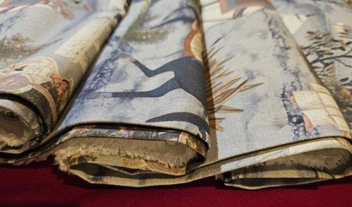 Tissu indien exclusif avec Taj Mahal - Design original -, Antiek en Kunst, Curiosa en Brocante
