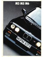 1987 BMW M3 | M5 | M6 BROCHURE JAPANS, Boeken, Nieuw