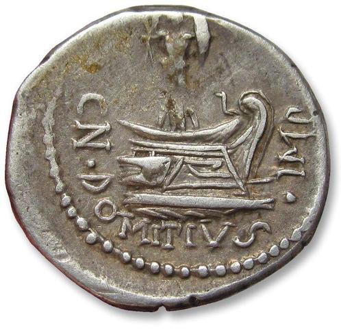 Romeinse Republiek (Imperatoriaal). Cn. Domitius L.f., Postzegels en Munten, Munten | Europa | Niet-Euromunten