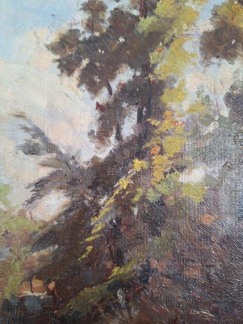 European school XIXe - Paysage, Antiek en Kunst, Kunst | Schilderijen | Klassiek