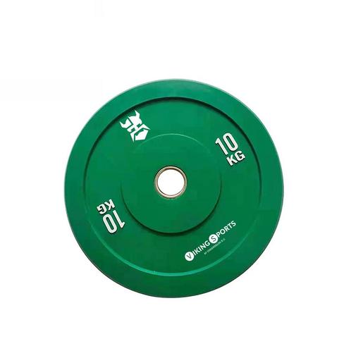 Bumper plates - rubberen halterschijf - 10 kg - Ø 45cm -..., Sport en Fitness, Fitnessmaterialen, Nieuw, Ophalen of Verzenden