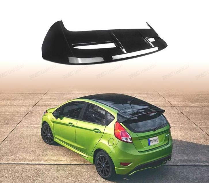 AILERON SPOILER POUR FORD FIESTA MK7 08-17 LOOK ST NOIR BRIL, Auto-onderdelen, Carrosserie, Verzenden