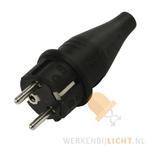 Rubber stekker randaarde, Ophalen of Verzenden, Nieuw