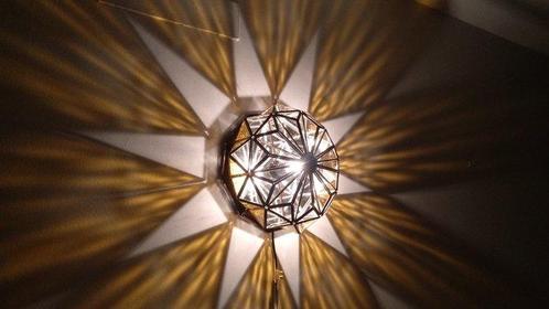 Plafondlamp - Kristal, Metaal, Antiek en Kunst, Kunst | Designobjecten