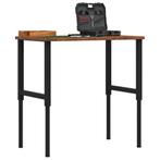 vidaXL Werkbank rechthoek 100x60x(71,5-98) cm eikenhout, Doe-het-zelf en Bouw, Werkbanken, Verzenden, Nieuw