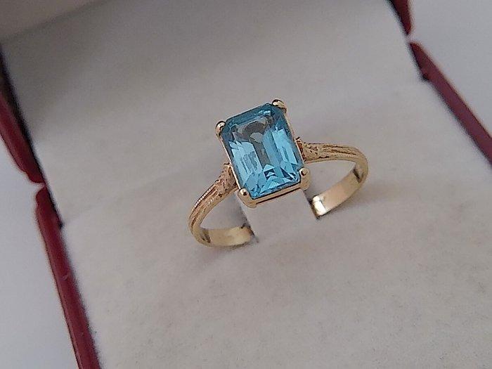 Zonder Minimumprijs - Ring - 18 karaat Geel goud - 1.77ct., Handtassen en Accessoires, Ringen