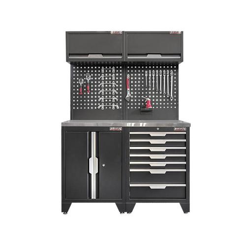 Gereedschapskasten set wandlengte 136 cm.  metaal omkleed, Doe-het-zelf en Bouw, Werkbanken, Ophalen of Verzenden