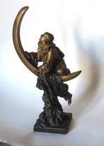 Alfred Foretay - Beeldje, Pierrot sulla luna - 31 cm -