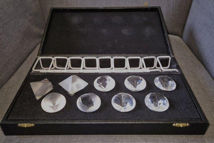 sculptuur, Doos : Het slijpen van een diamant in 9 stappen -, Antiek en Kunst, Curiosa en Brocante