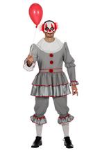 Clownspak Grijs, Verzenden, Nieuw