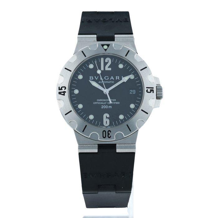 Bvlgari - Diagono Scuba 200m Date - Zonder minimumprijs -, Handtassen en Accessoires, Horloges | Heren