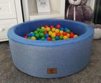 Ballenbad met 300 ballen - Wasbare hoes - 90 x 30 cm - Blauw, Kinderen en Baby's, Speelgoed | Babyspeelgoed, Nieuw, Ophalen of Verzenden