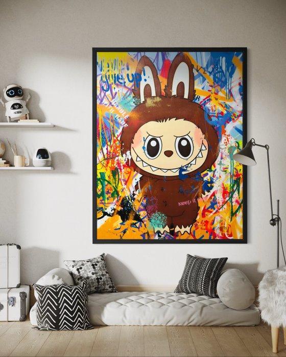 CASPA - Labubu Brown, Antiek en Kunst, Kunst | Schilderijen | Modern