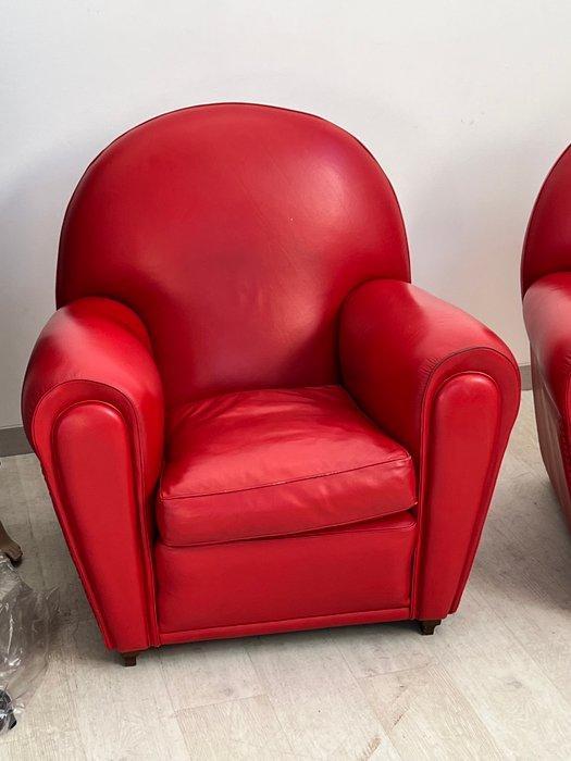 Poltrona Frau - Sofa (2) - Vanity - Leder, Hout, Antiek en Kunst, Kunst | Designobjecten