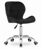Bureaustoel AVOLA - ergonomisch - velour - zwart, Ophalen of Verzenden, Nieuw