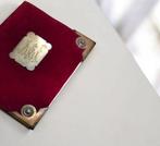 SCONOSCIUTO - Album Fine 800 velluto, inserti in ottone e