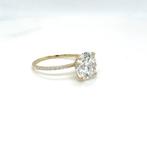 Zonder minimumprijs - Ring - 14 karaat Geel goud - 3.15ct., Handtassen en Accessoires, Ringen, Nieuw