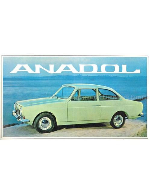 1966 ANADOL BROCHURE TURKS, Boeken, Auto's | Folders en Tijdschriften