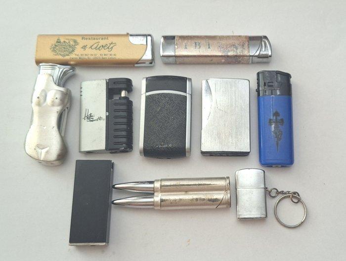 21 mecheros de colección Coca Cola, Lucky Strike,, Verzamelen, Rookartikelen, Aanstekers en Luciferdoosjes