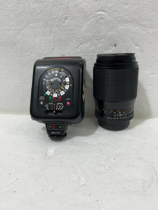Contax, Carl Zeiss Sonnar 2.8/135mm + flash contax tla 30, TV, Hi-fi & Vidéo, Appareils photo analogiques