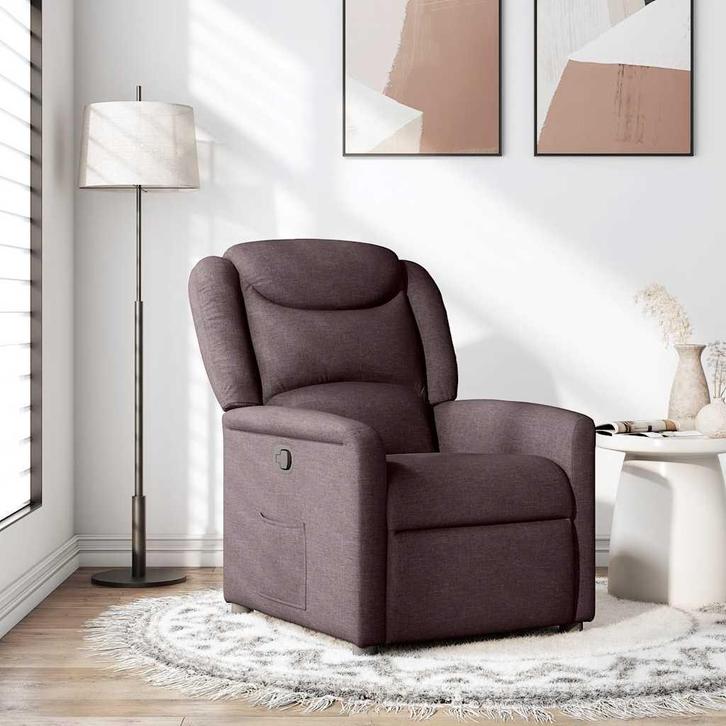 Verstelbare fauteuil stof | Tweede kansje | OP = OP, Huis en Inrichting, Fauteuils, 75 tot 100 cm, 75 tot 100 cm, Nieuw, Verzenden