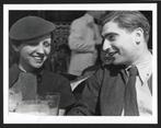 Fred Stein - Gerda Taro and Robert Capa, Cafe de Dome, Paris, Antiek en Kunst