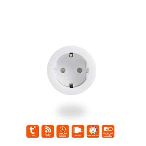 Smart plugs – Set / slimme stekker - set van 3 stuks - WiFi, Bricolage & Construction, Électricité & Câbles, Envoi