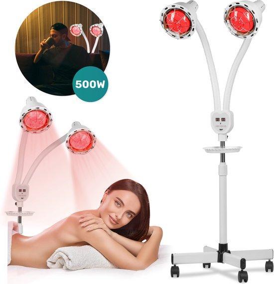 2dekans | Soft & Silky Infraroodlamp 2 Koppen - Draaibaar -, Sport en Fitness, Massageproducten, Ophalen of Verzenden