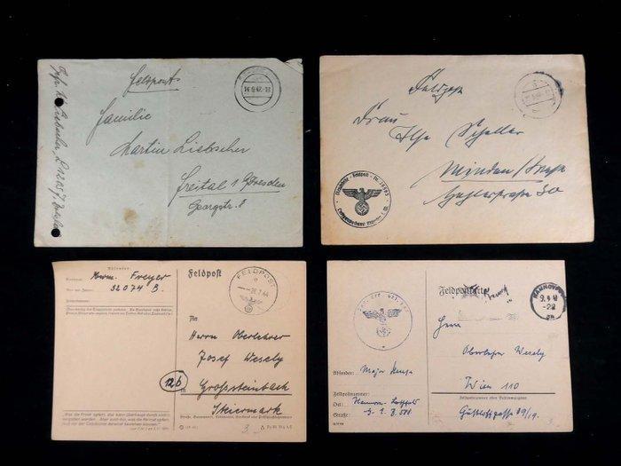 Duitse Rijk - Posten Feldpost II. Tweede Wereldoorlog vaak, Postzegels en Munten, Postzegels | Europa | Duitsland