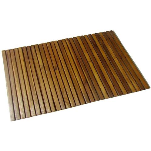 vidaXL Badmat 80x50 cm acaciahout, Huis en Inrichting, Badkamer | Badtextiel en Accessoires, Nieuw, Verzenden