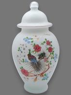 Vaas - 2x bloemstukhouders model Peacocks met decoraties