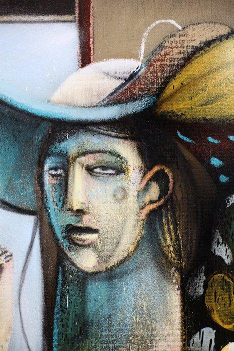 Jone Hopper - Belle à la grappe de raisin (XL), Antiek en Kunst, Kunst | Schilderijen | Modern