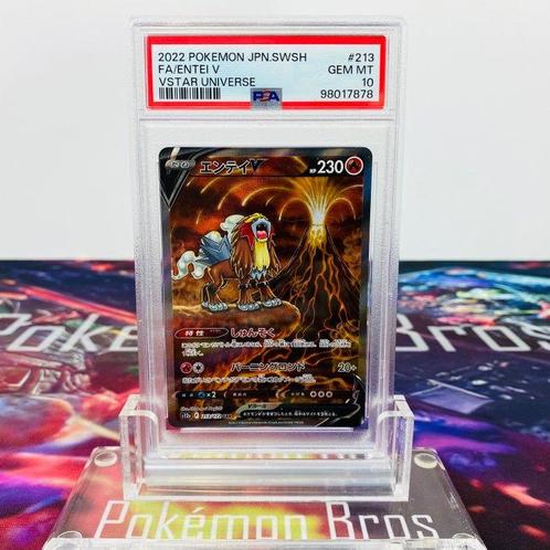 Pokémon Graded card - FA Entei V #213 - VSTAR Universe, Hobby & Loisirs créatifs, Jeux de cartes à collectionner | Pokémon