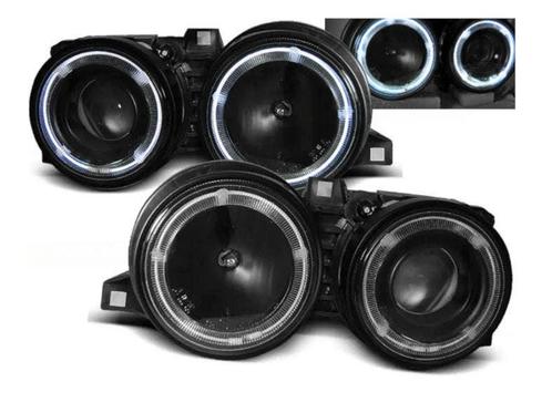 CCFL Angel Eyes koplampen Black geschikt voor BMW E30, Auto-onderdelen, Verlichting, Nieuw, BMW, Verzenden