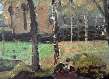 Rafael Duran Benet (1931–2015) - Pueblo español con iglesia