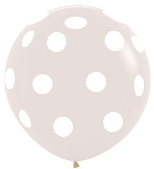 Ballonnen Polka Dots Crystal Clear 91cm 2st, Hobby & Loisirs créatifs, Articles de fête, Envoi