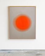 Sven Pels - Orange on Beige - Abstract Modern Art