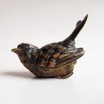 Geschützt - Sculpture, Oiseau - 5.5 cm - Bronze de Vienne, Antiek en Kunst