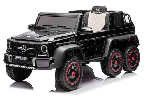 Mercedes-Benz G63 6x6 ///AMG, zwart ,G-wagon, 1 pers met RC, Kinderen en Baby's, Speelgoed | Buiten | Accuvoertuigen, Nieuw, Ophalen of Verzenden