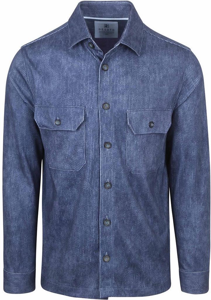 Desoto Overshirt Cord Optics Blauw maat Maat 52/54 (L) Heren, Kleding | Heren, Truien en Vesten, Blauw, Nieuw, Maat 52/54 (L)