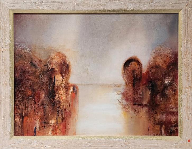 Melanie Tripels – “Stilte aan het Water”, Antiek en Kunst, Kunst | Schilderijen | Modern, Ophalen