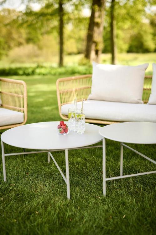 Metalen salontafel | Indoor & Outdoor | Ronde tafels, Huis en Inrichting, Tafels | Salontafels, 50 tot 75 cm, Rond, Nieuw, Metaal