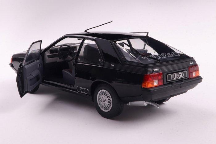 Solido 1:18 - Modelauto - Renault Fuego Turbo - 1980 - Zwart, Hobby & Loisirs créatifs, Voitures miniatures | 1:5 à 1:12