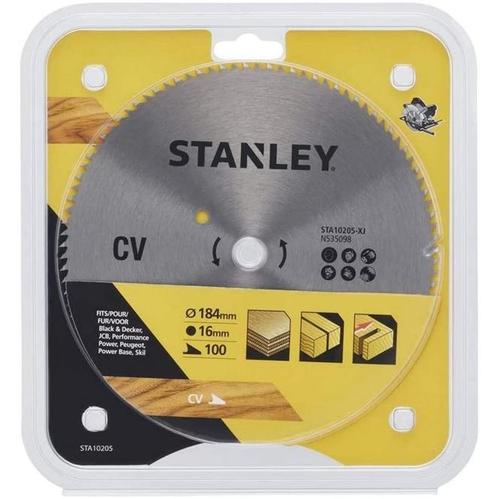 Stanley – Cirkelzaagblad – 184×16mm  (100) – STA10205, Bricolage & Construction, Outillage | Scies mécaniques, Envoi