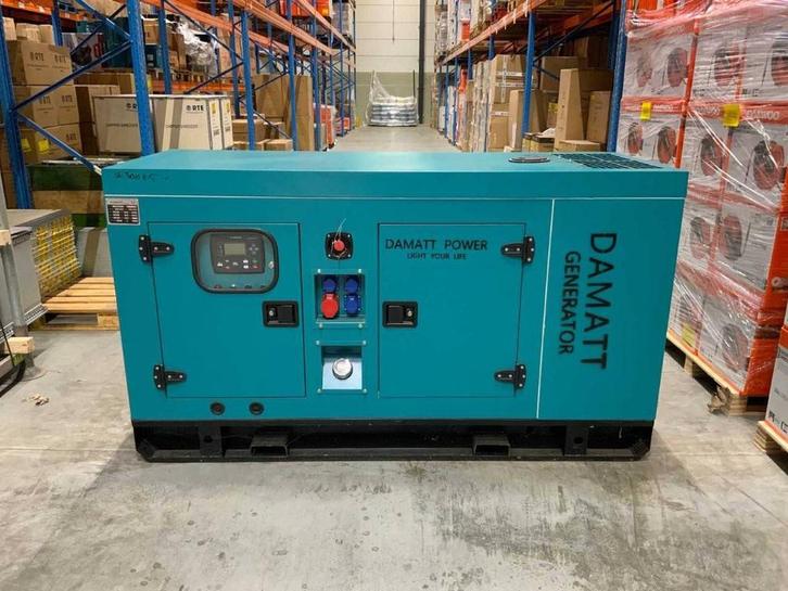 Veiling: Generator DAMATT CA-30 Diesel 41kVA 2023 Nieuw, Articles professionnels, Machines & Construction | Générateurs, Enlèvement