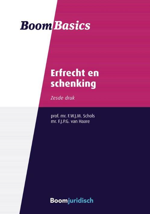 Boom Basics -  Erfrecht en schenking 9789462907973, Boeken, Wetenschap, Gelezen, Verzenden