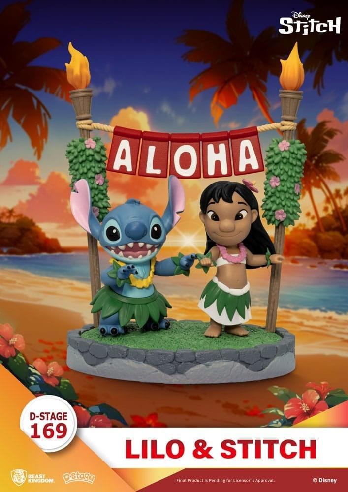 Lilo & Stitch D-Stage PVC Diorama Lilo & Stitch 16 cm, Verzamelen, Disney, Ophalen of Verzenden