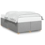vidaXL Bedframe zonder matras 120x190 cm stof lichtgrijs, Verzenden, Nieuw